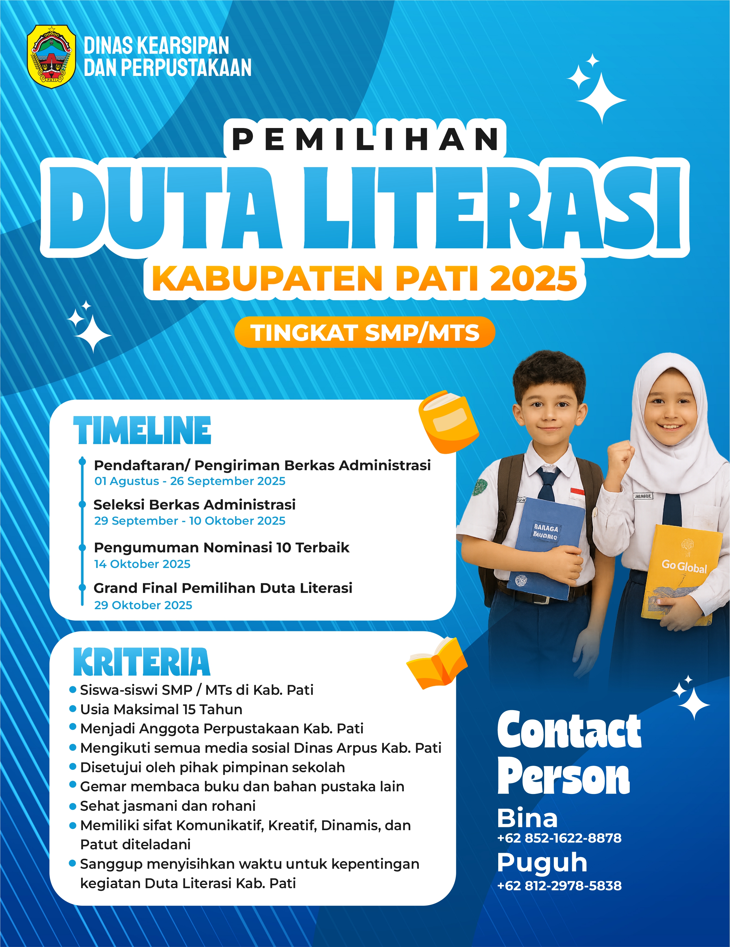 PEMILIHAN DUTA LITERASI KABUPATEN PATI TAHUN 2025