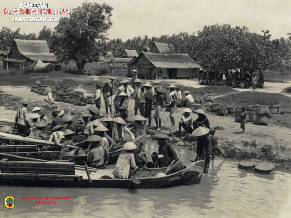 Nelayan Pulang Melaut di Juwana 1910